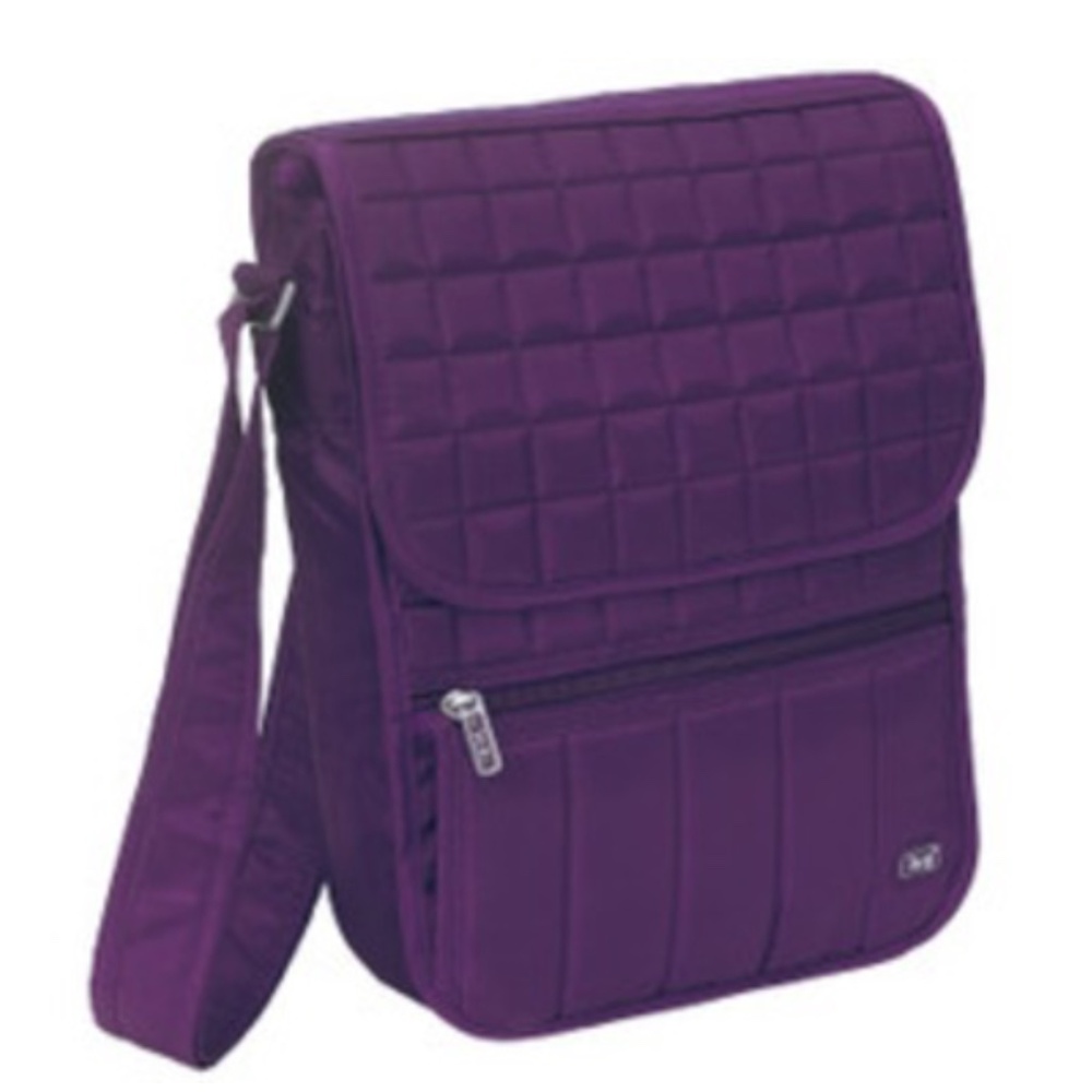 Lug Moped Day Pack Crossbody Shoulder Bag Purple